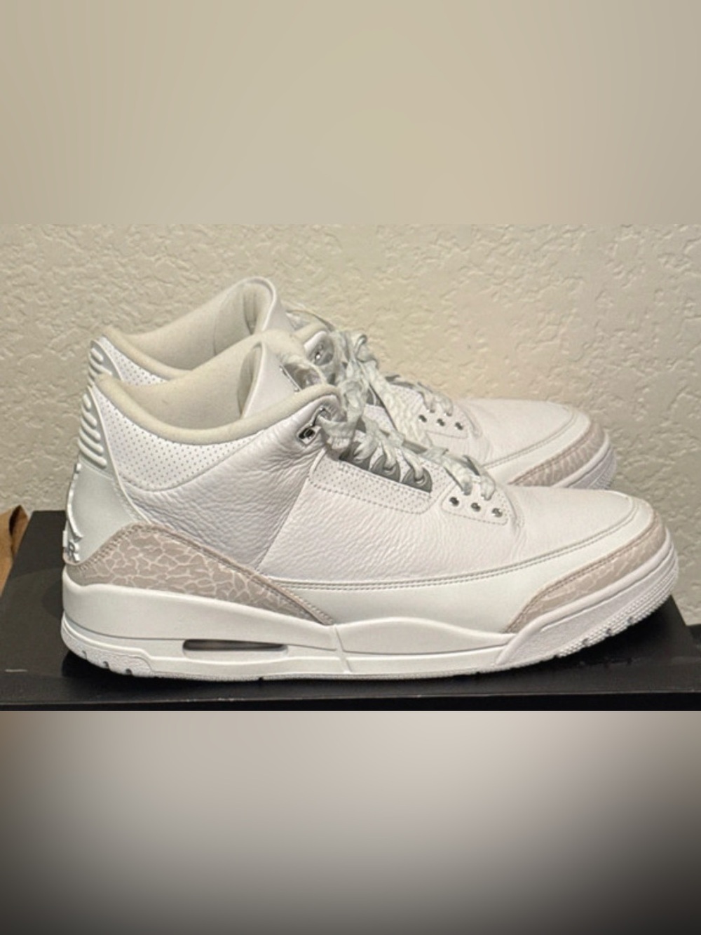 Nike Air Jordan 3 Retro pure money 2025 White/Cement Men’s Sneakers